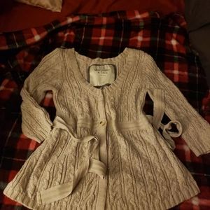 Abercrombie y2k 2000's babydoll sweater 3/4 sleeve